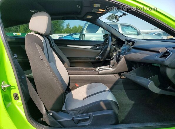 2HGFC4B04GH313128 2016 HONDA CIVIC Green Vista de los asientos traseros