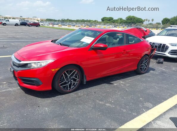 2HGFC4B04GH315655 2016 HONDA CIVIC Red Przód lewy