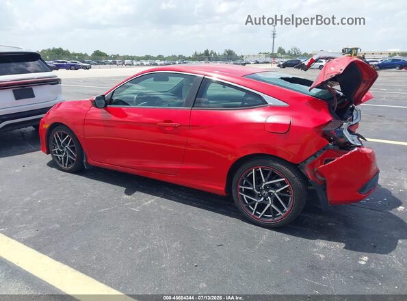 2HGFC4B04GH315655 2016 HONDA CIVIC Red Tył lewy