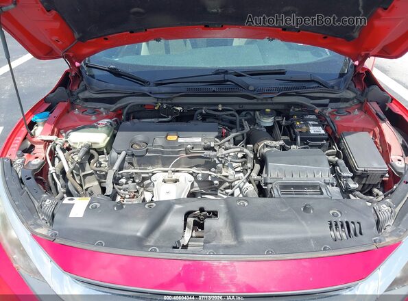 2HGFC4B04GH315655 2016 HONDA CIVIC Red Widok z tyłu