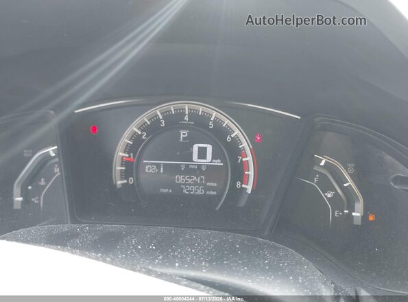 2HGFC4B04GH315655 2016 HONDA CIVIC Red Widok tylnych siedzeń