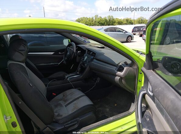 2HGFC4B04HH303720 2017 HONDA CIVIC Зеленый Вид салона спереди