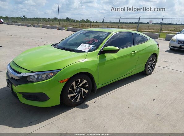 2HGFC4B04HH303720 2017 HONDA CIVIC Зеленый Передняя левая четверть
