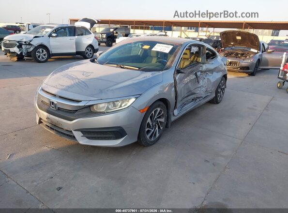2HGFC4B05GH305006 2016 HONDA CIVIC Gray Առջևի ձախ երեք քառորդ տեսարան