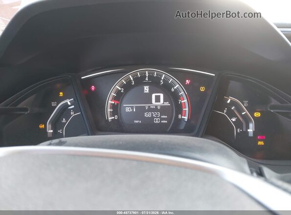 2HGFC4B05GH305006 2016 HONDA CIVIC Gray Հետևի նստատեղերի տեսք