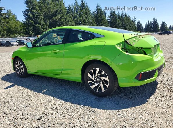 2HGFC4B05JH304266 2018 HONDA CIVIC Green Задня ліва чверть