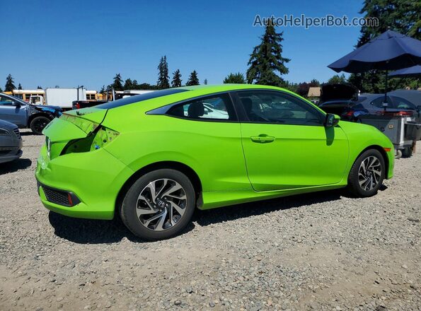2HGFC4B05JH304266 2018 HONDA CIVIC Green Задня права чверть