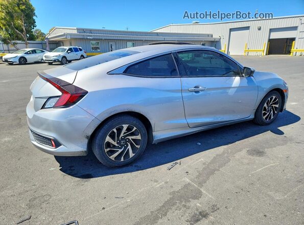2HGFC4B05JH308690 2018 HONDA CIVIC Серебряный Задняя правая четверть