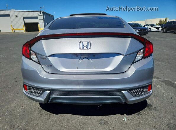2HGFC4B05JH308690 2018 HONDA CIVIC Серебряный Вид сзади