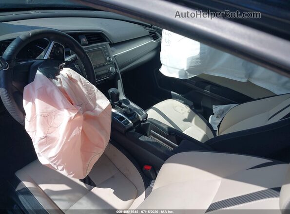 2HGFC4B06HH308479 2017 HONDA CIVIC Black Widok wnętrza z przodu