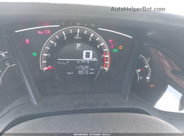 2HGFC4B06HH308479 2017 HONDA CIVIC Black Widok tylnych siedzeń