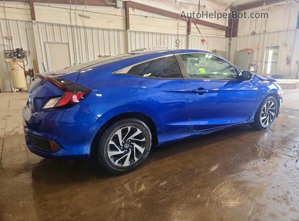 2HGFC4B06JH308715 2018 HONDA CIVIC Синий Задняя правая четверть