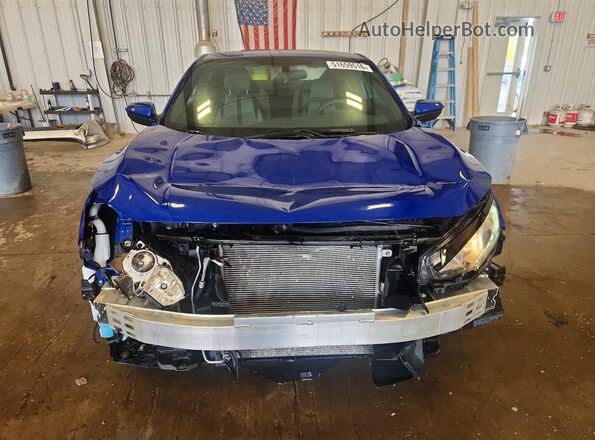 2HGFC4B06JH308715 2018 HONDA CIVIC Синий Вид спереди