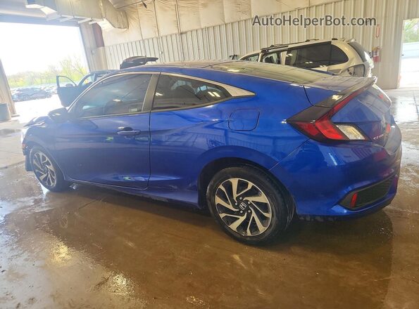 2HGFC4B06JH308715 2018 HONDA CIVIC Синий Задняя левая четверть