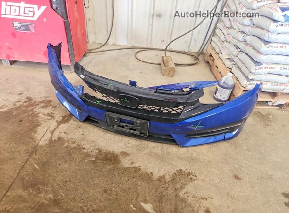 2HGFC4B06JH308715 2018 HONDA CIVIC Синий Вид подкапотного пространства