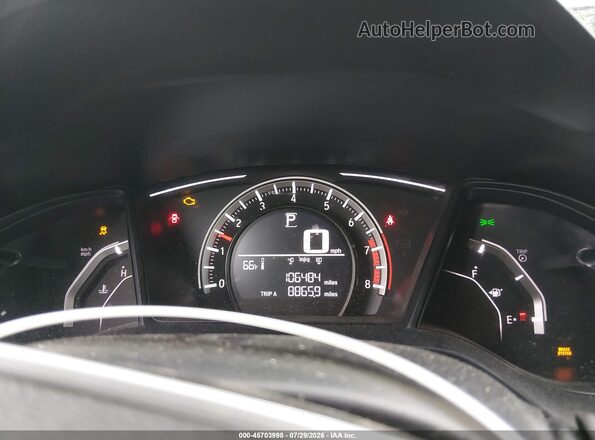 2HGFC4B08JH306531 2018 HONDA CIVIC Gray Вид задніх сидінь
