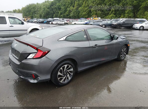 2HGFC4B08JH306531 2018 HONDA CIVIC Gray Задня права чверть