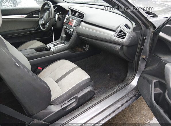 2HGFC4B08JH306531 2018 HONDA CIVIC Gray Вид салону спереду