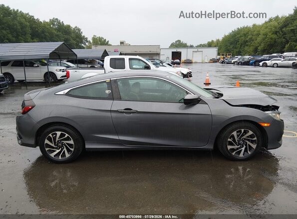 2HGFC4B08JH306531 2018 HONDA CIVIC Gray Вид задньої частини салону