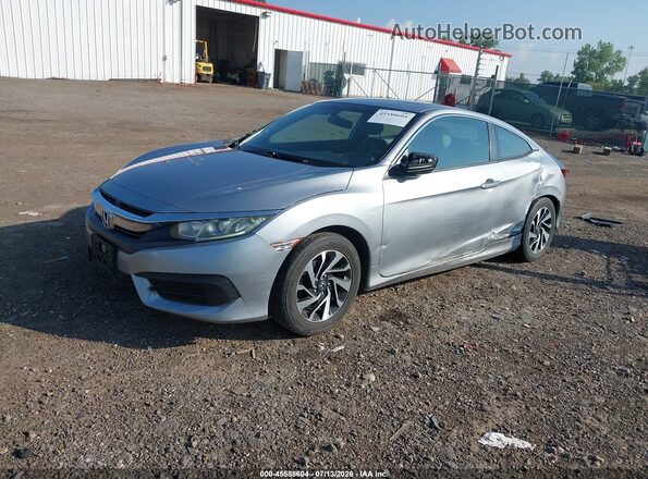 2HGFC4B09GH307132 2016 HONDA CIVIC Silver წინა მარცხენა ხედი სამი მეოთხედიდან