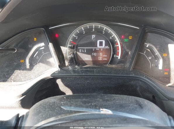 2HGFC4B09GH307132 2016 HONDA CIVIC Silver უკანა სავარძლების ხედი