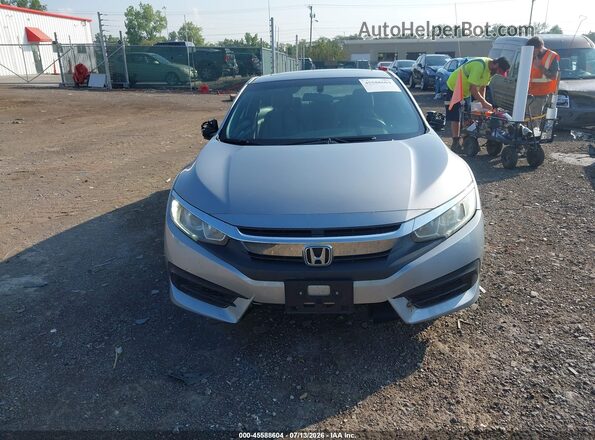 2HGFC4B09GH307132 2016 HONDA CIVIC Silver უკანა სალონის ხედი
