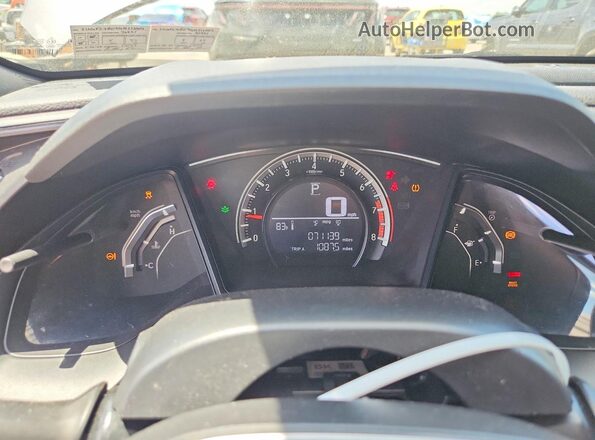 2HGFC4B09GH311004 2016 HONDA CIVIC Gray Vista del cuadro de instrumentos