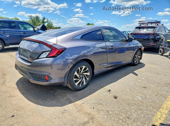 2HGFC4B09GH311004 2016 HONDA CIVIC Gray Trasero derecho