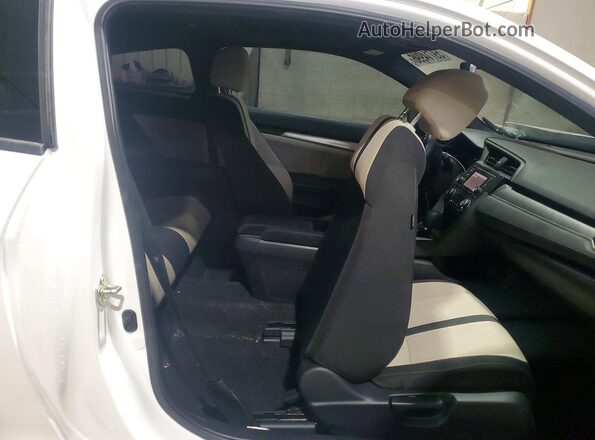2HGFC4B09HH301736 2017 HONDA CIVIC White Widok tylnych siedzeń