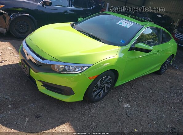 2HGFC4B0XHH302880 2017 HONDA CIVIC Зеленый Передняя левая четверть
