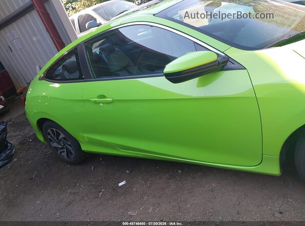 2HGFC4B0XHH302880 2017 HONDA CIVIC Зеленый Вид задней части салона