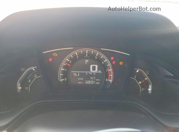 2HGFC4B0XHH308484 2017 HONDA CIVIC Gray Instrument cluster view