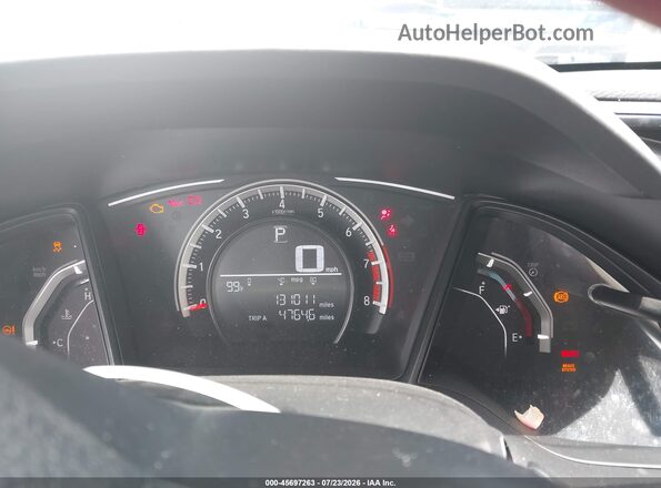 2HGFC4B0XJH305655 2018 HONDA CIVIC Белый Вид задних сидений