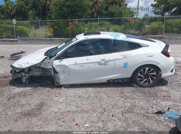 2HGFC4B0XJH305655 2018 HONDA CIVIC Белый Панорамный вид салона 360°
