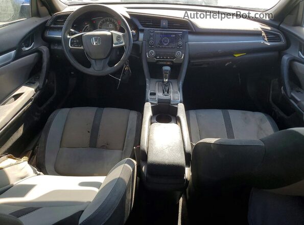 2HGFC4B50HH302575 2017 HONDA CIVIC Blue წინა პანელის ხედი