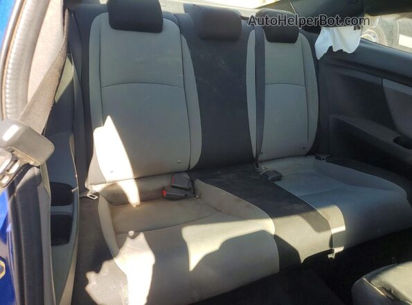 2HGFC4B50HH302575 2017 HONDA CIVIC Blue უკანა სავარძლების ხედი
