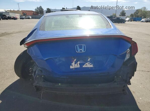 2HGFC4B50HH302575 2017 HONDA CIVIC Blue უკანა ხედი