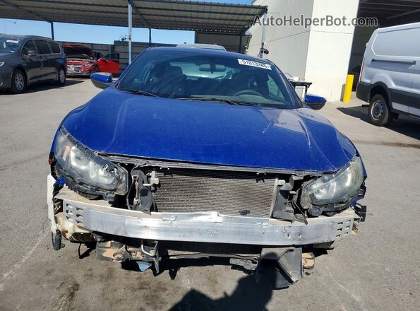 2HGFC4B50HH302575 2017 HONDA CIVIC Blue წინა ხედი