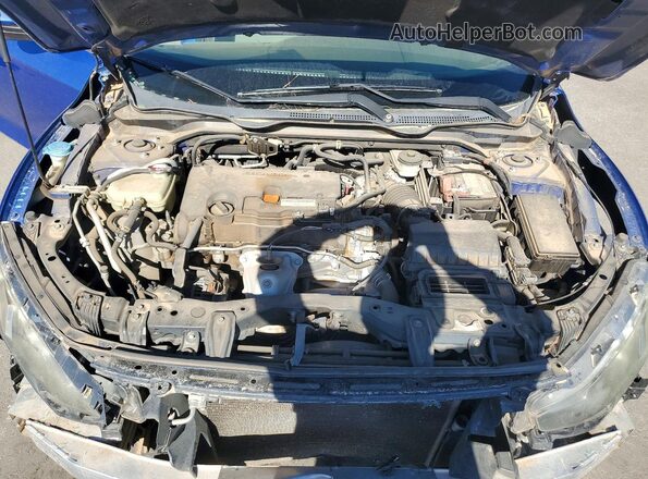 2HGFC4B50HH302575 2017 HONDA CIVIC Blue უკანა სალონის ხედი