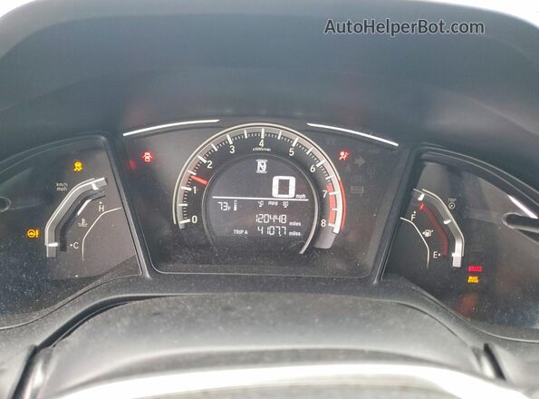 2HGFC4B50JH303120 2018 HONDA CIVIC Silver Widok zestawu wskaźników