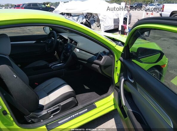 2HGFC4B51GH304818 2016 HONDA CIVIC Зеленый Вид салона спереди