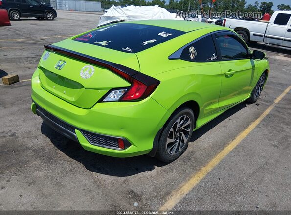 2HGFC4B51GH304818 2016 HONDA CIVIC Зеленый Задняя правая четверть