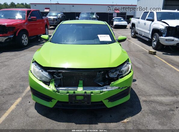 2HGFC4B51GH304818 2016 HONDA CIVIC Зеленый Вид задней части салона