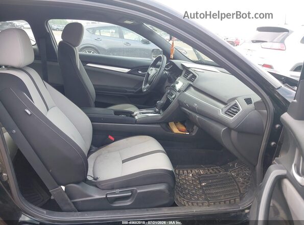 2HGFC4B52JH301482 2018 HONDA CIVIC Black Widok wnętrza z przodu