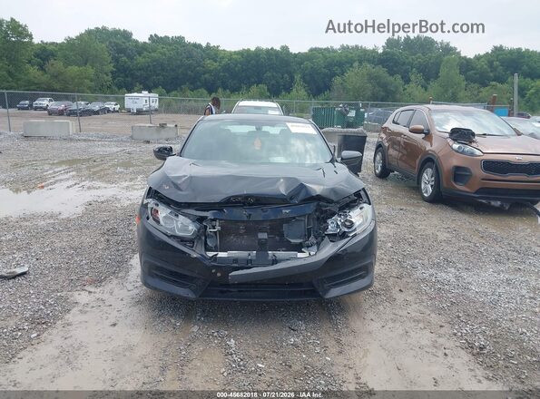 2HGFC4B52JH301482 2018 HONDA CIVIC Black Widok zestawu wskaźników