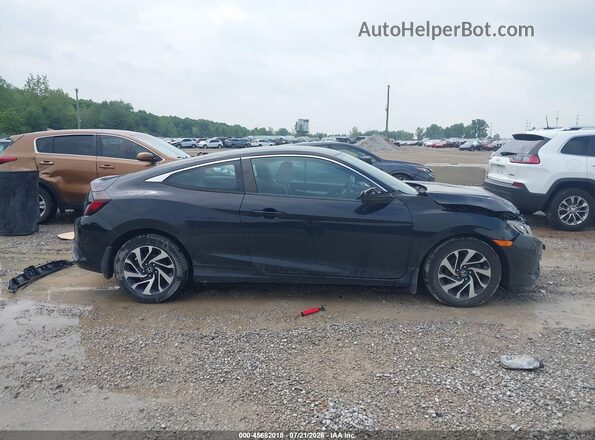 2HGFC4B52JH301482 2018 HONDA CIVIC Black Widok wnętrza z tyłu