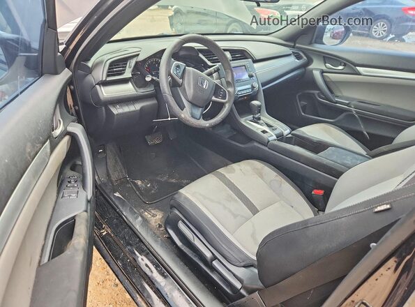 2HGFC4B53HH308600 2017 HONDA CIVIC Black Dashboard view