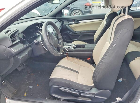 2HGFC4B53HH312596 2017 HONDA CIVIC White Widok wnętrza z przodu