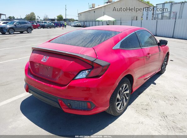 2HGFC4B54GH311732 2016 HONDA CIVIC Красный Задняя правая четверть