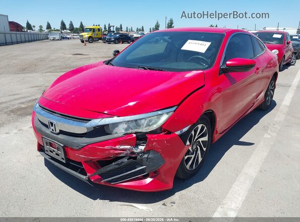 2HGFC4B54GH311732 2016 HONDA CIVIC Красный Передняя левая четверть
